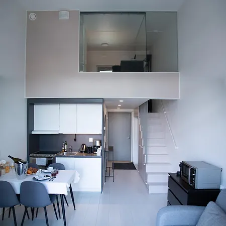 Cozy Penthouse Loft - Near The Airport Apartament